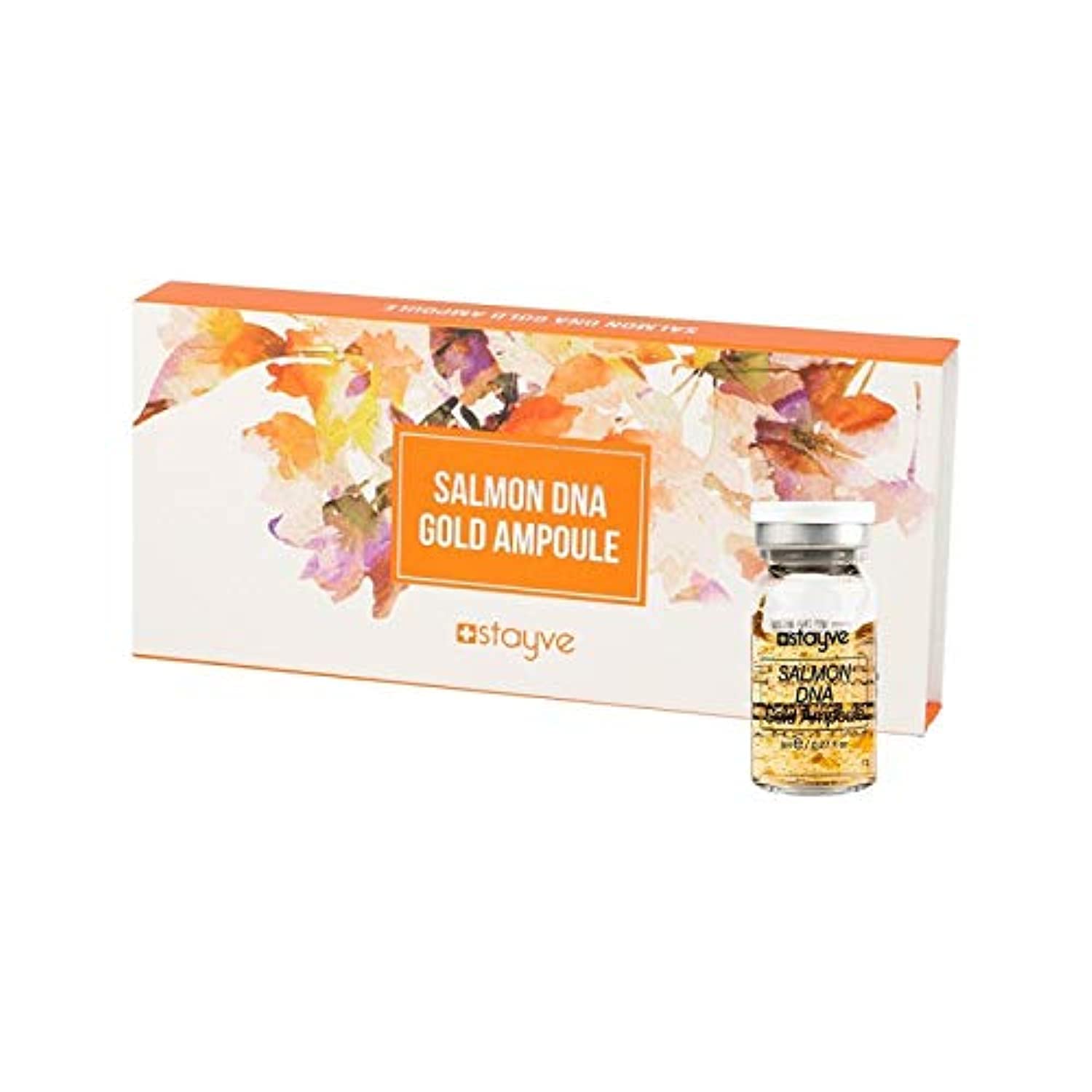 Stayve Salmon DNA Gold Ampoule, Korean, Hydrating Facial Serum, 10 Vials - Stayve Official Product View 2