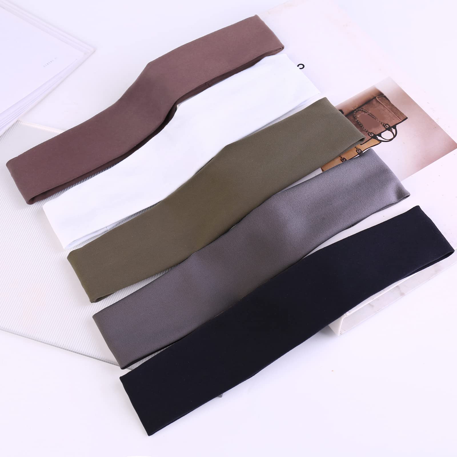 Pilamor Sports Headbands for Men 5 Pack,Sweatbands for Men Workou - Pilamor Official Product View 7