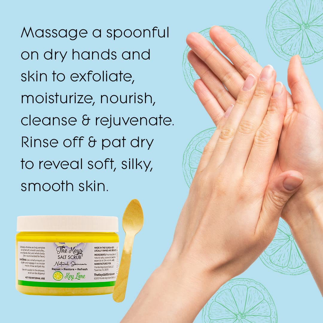 The Keys Salt Scrub - Sea Salt Scrub Exfoliating Body Scrub - The Keys Salt Scrub Official Product View 7