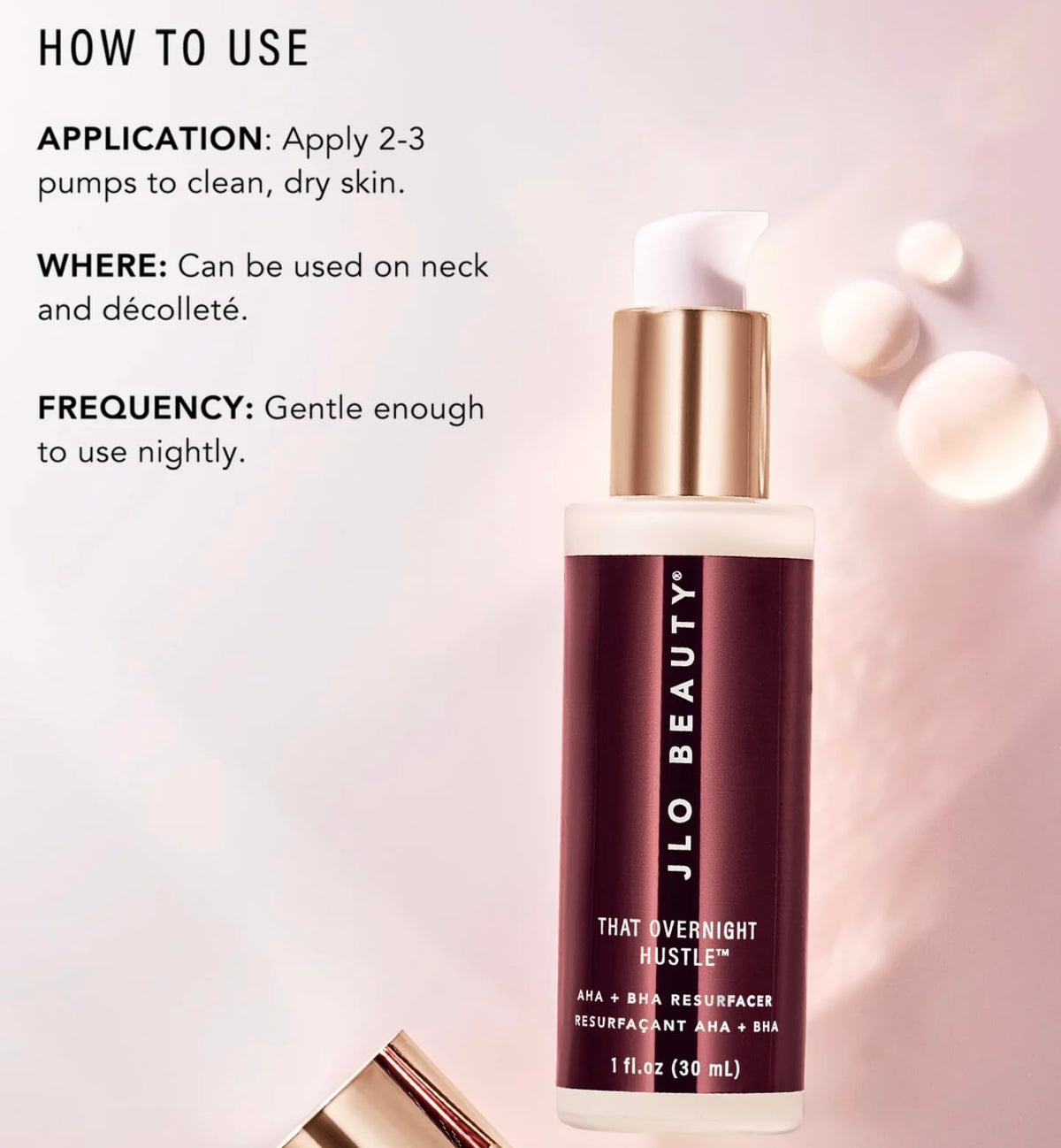 JLO BEAUTY That Overnight Hustle AHA BHA Resurfacing Night - JLO BEAUTY Official Imagery - 6