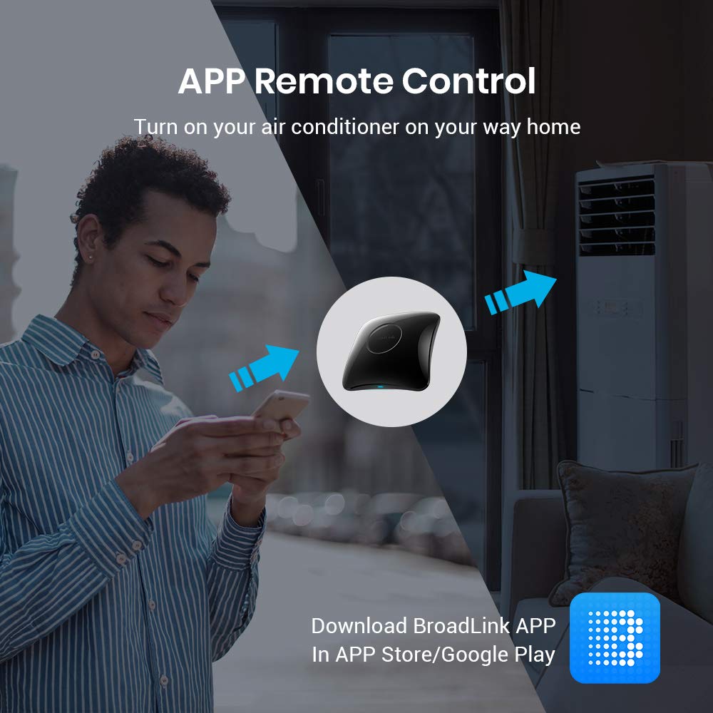 BroadLink RM4 pro Smart Home Hub with Sensor Cable IR RF - Broadlink Official Imagery - 4