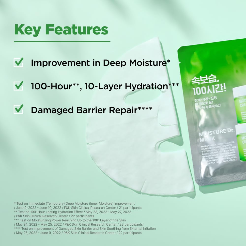ISOI Moisture Dr. Mask Pack, Hydrating &amp; Soothing Korean - ISOI