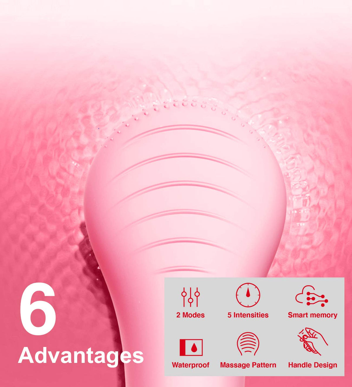 N graCoola CLIE Facial Cleansing Brush Waterproof and - NågraCoola Official Imagery - 5