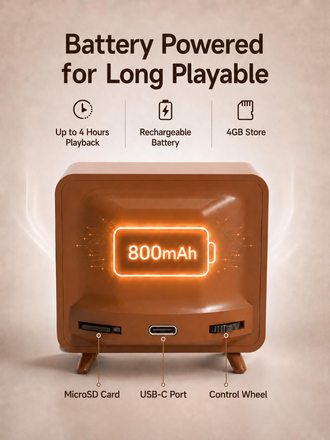 Mini Retro Tiny TV 2 Inch Screen HD Display Real Working TV - CyberShiny Official Imagery - 6