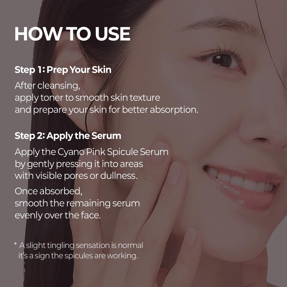 Dr.Melaxin Cyano Pink Spicule Serum with Vitamin B12, Liquid - Dr.Melaxin