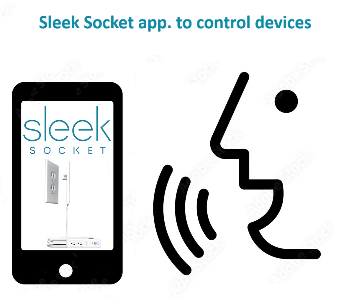 Smart Sleek Socket Universal Outlet Concealer with Wi Fi - sleek socket Official Imagery - 7