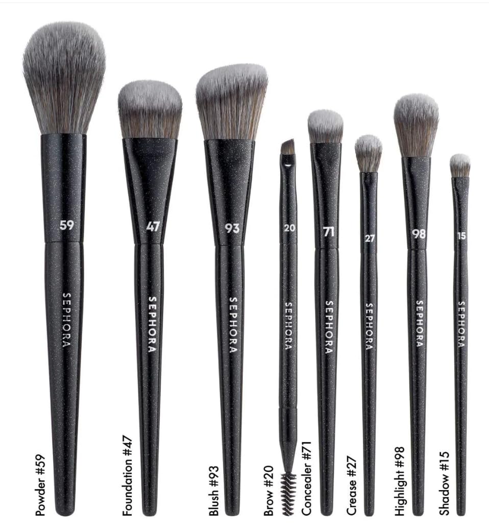 SEPHORA COLLECTION PRO 8 Piece Face Eye Brush Set - SEPHORA Official Imagery - 3