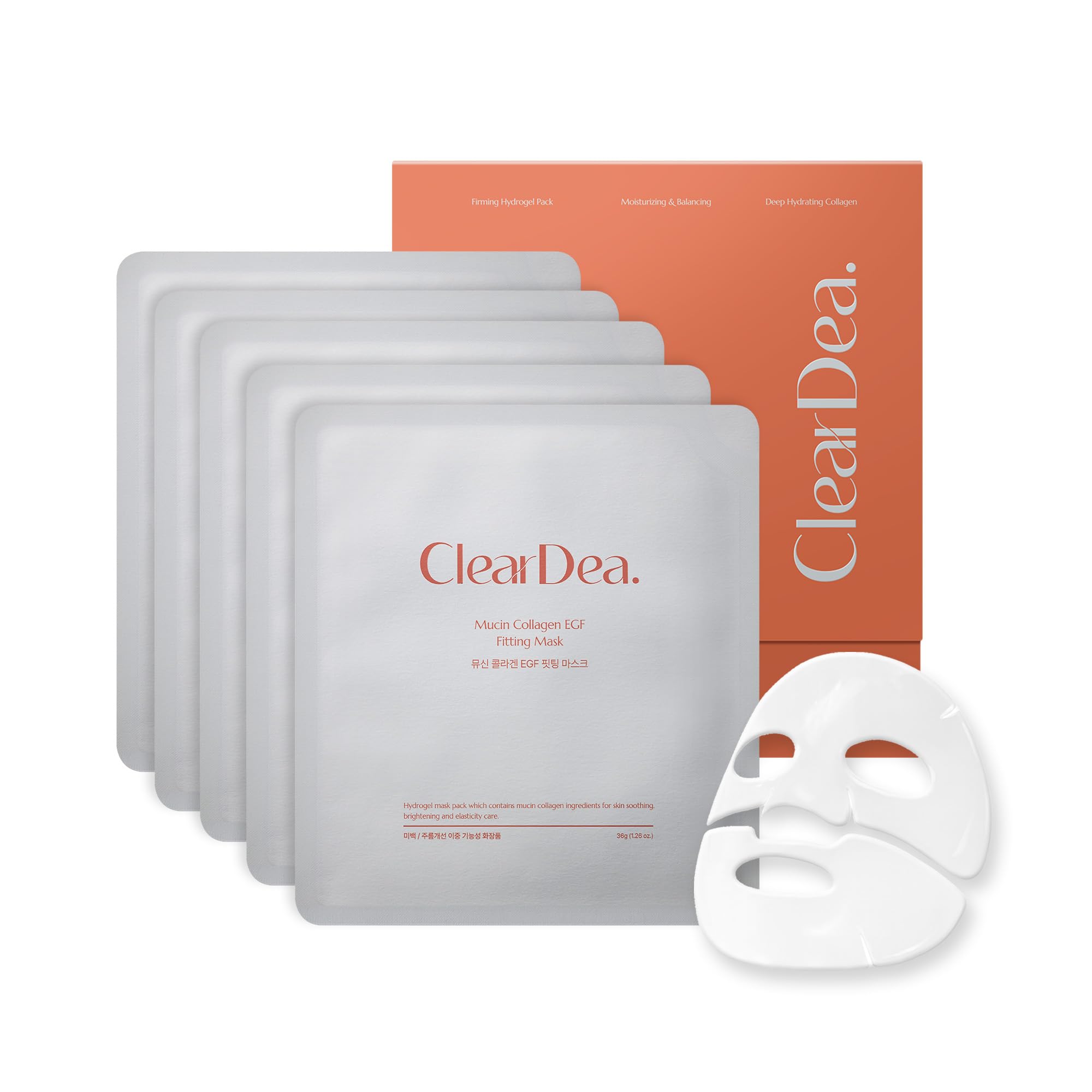 Mucin &amp; Collagen Duo – Radiance Skincare Set with Hydrogel - ClearDea