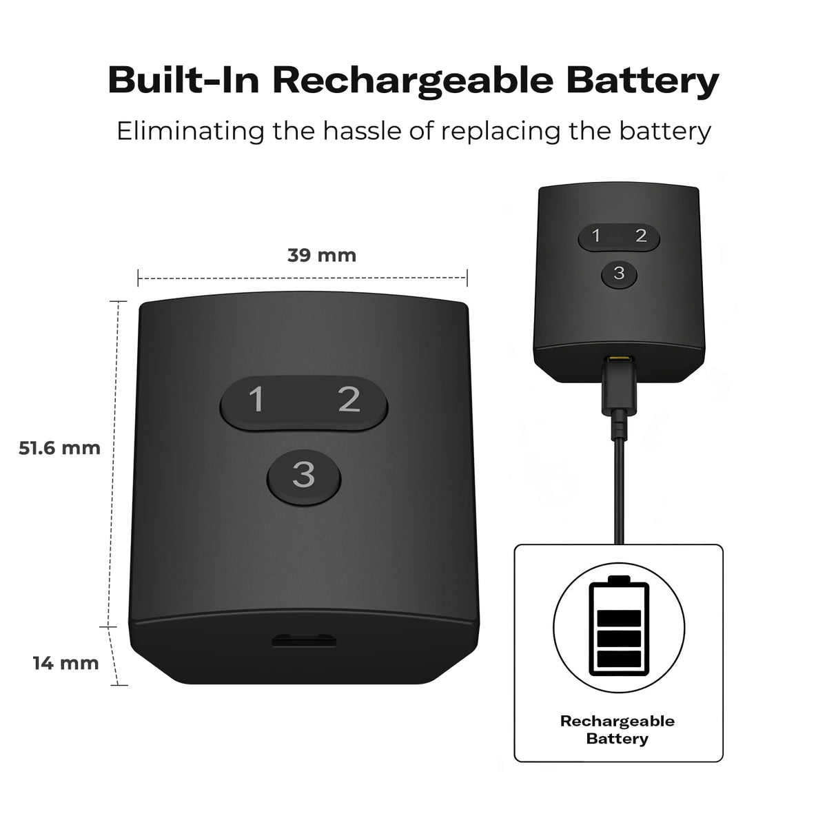 THIRDREALITY Smart Button ZB2 ZigBee Hub Required 3 Wireless - THIRDREALITY Official Imagery - 3