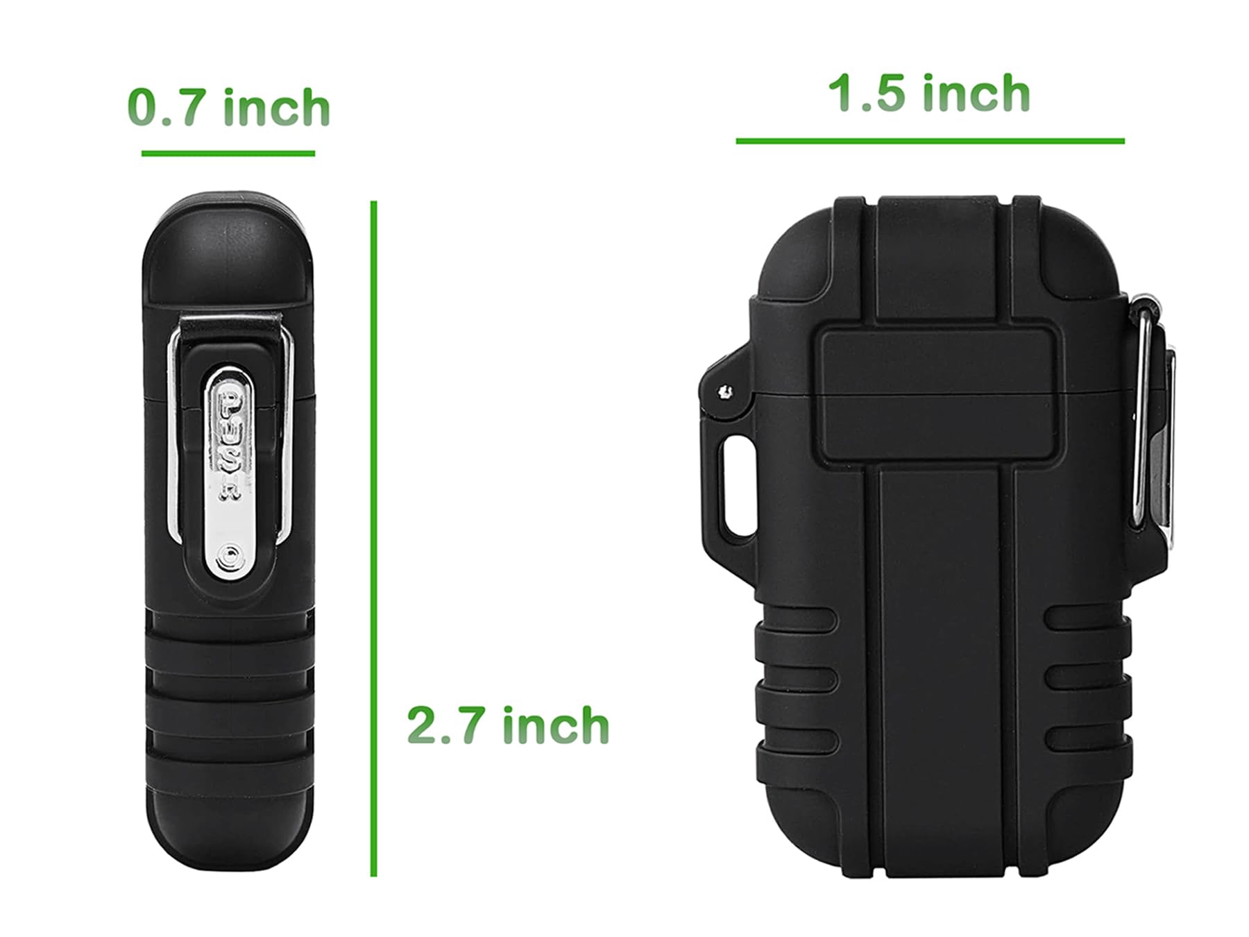 Laffizz 2 Pack Waterproof Lighter Outdoor Windproof Torch Lighter by Laffizz - Angle View 7