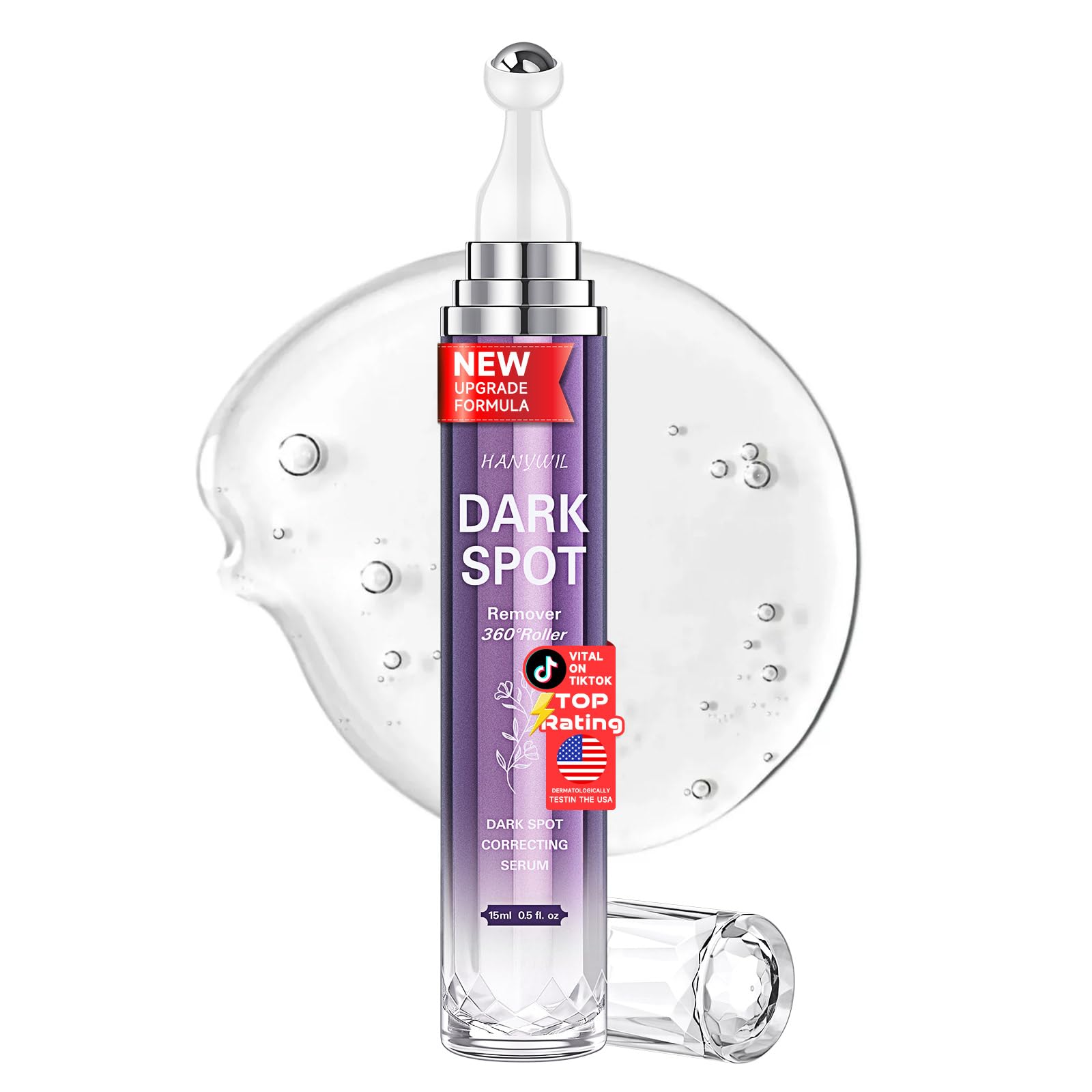 HANYWIL Dark Spot Remover for Face, Vitamin C Serum, Dark Spot - Product Imagery