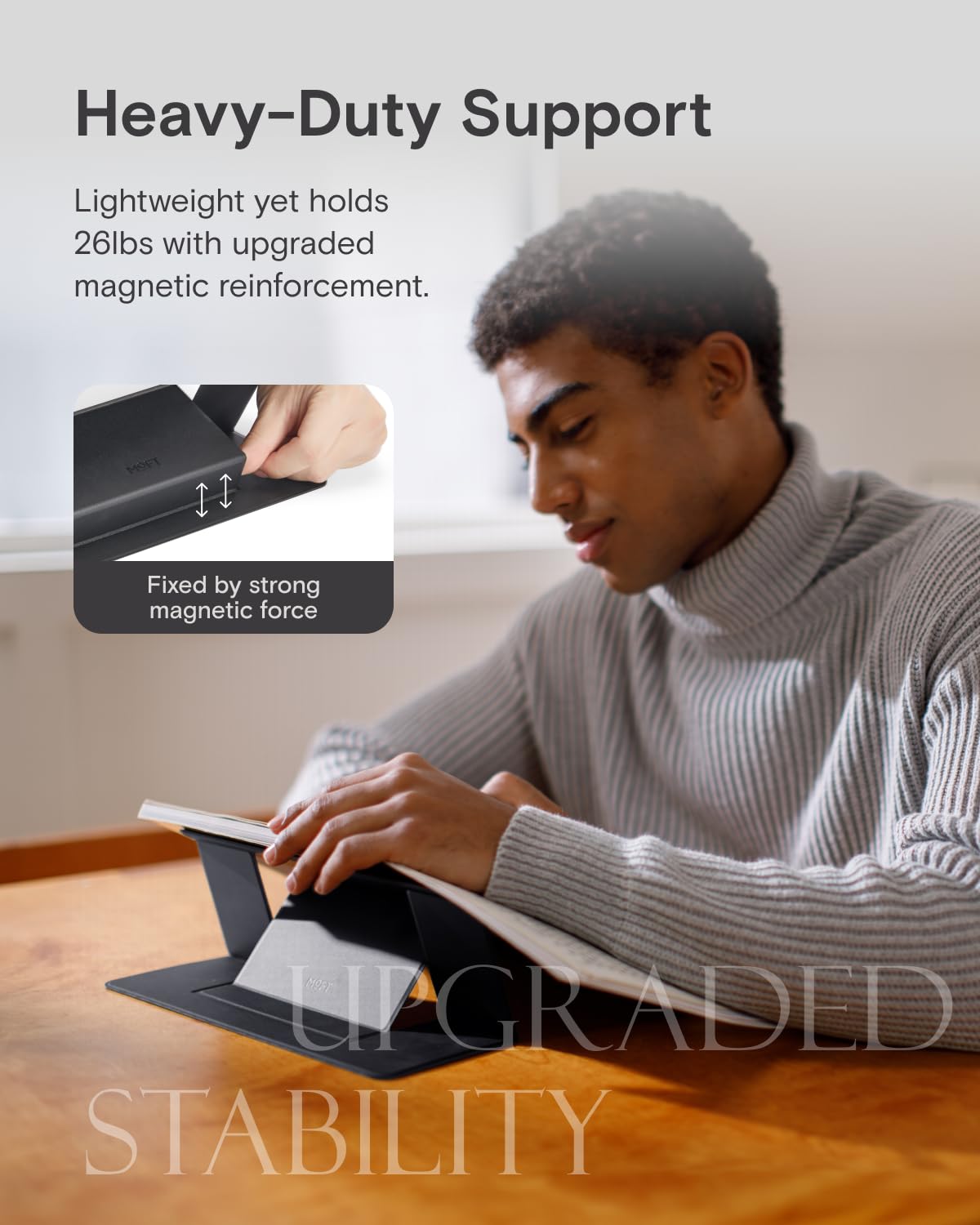 MOFT Invisible Laptop Stand, Stick-Free Tablet&Laptop Riser for Mobile Work