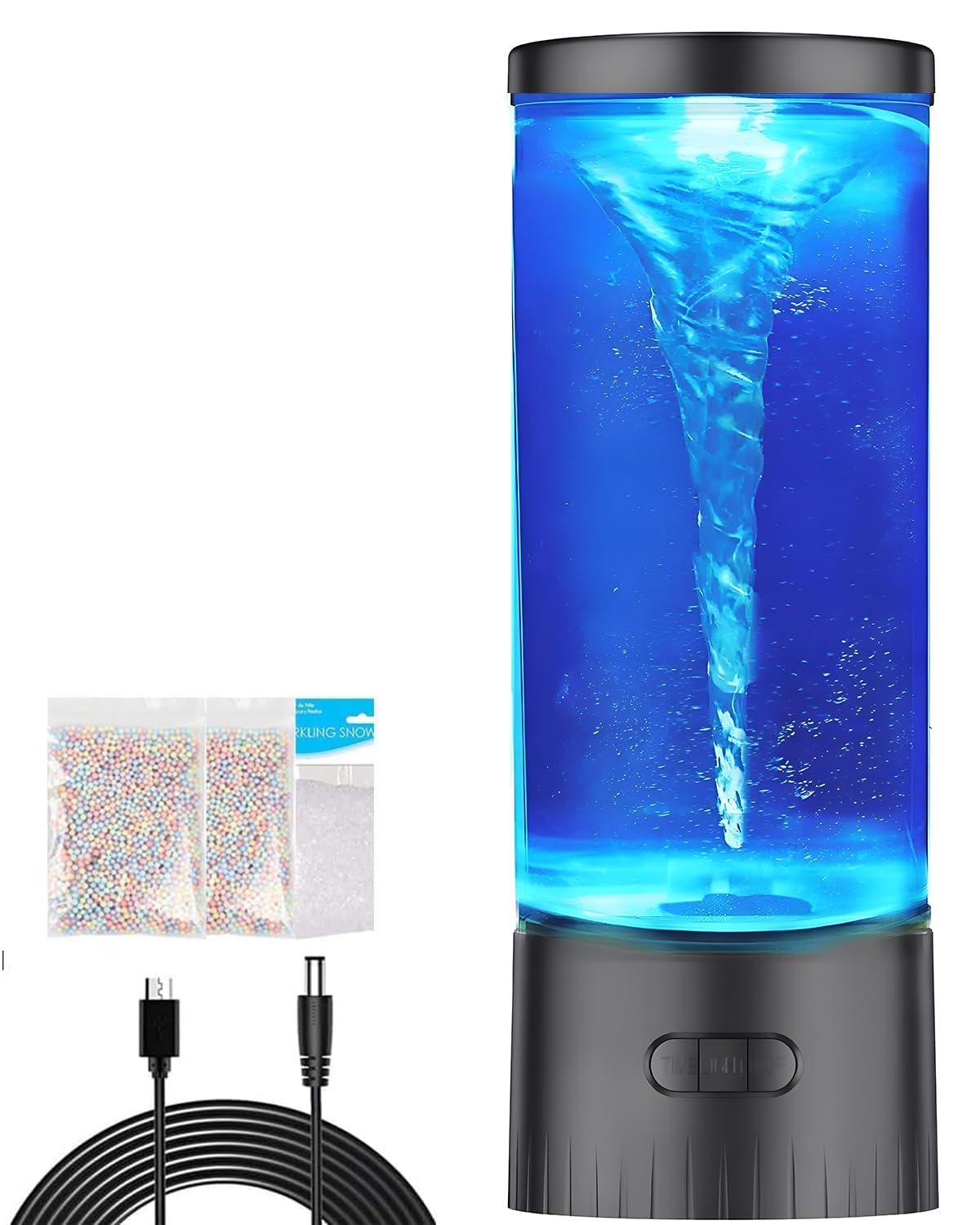 COLORLIFE Twister Water Vortex Lamp, Unique 7-Color Changing LED by COLORLIFE - Angle View 1