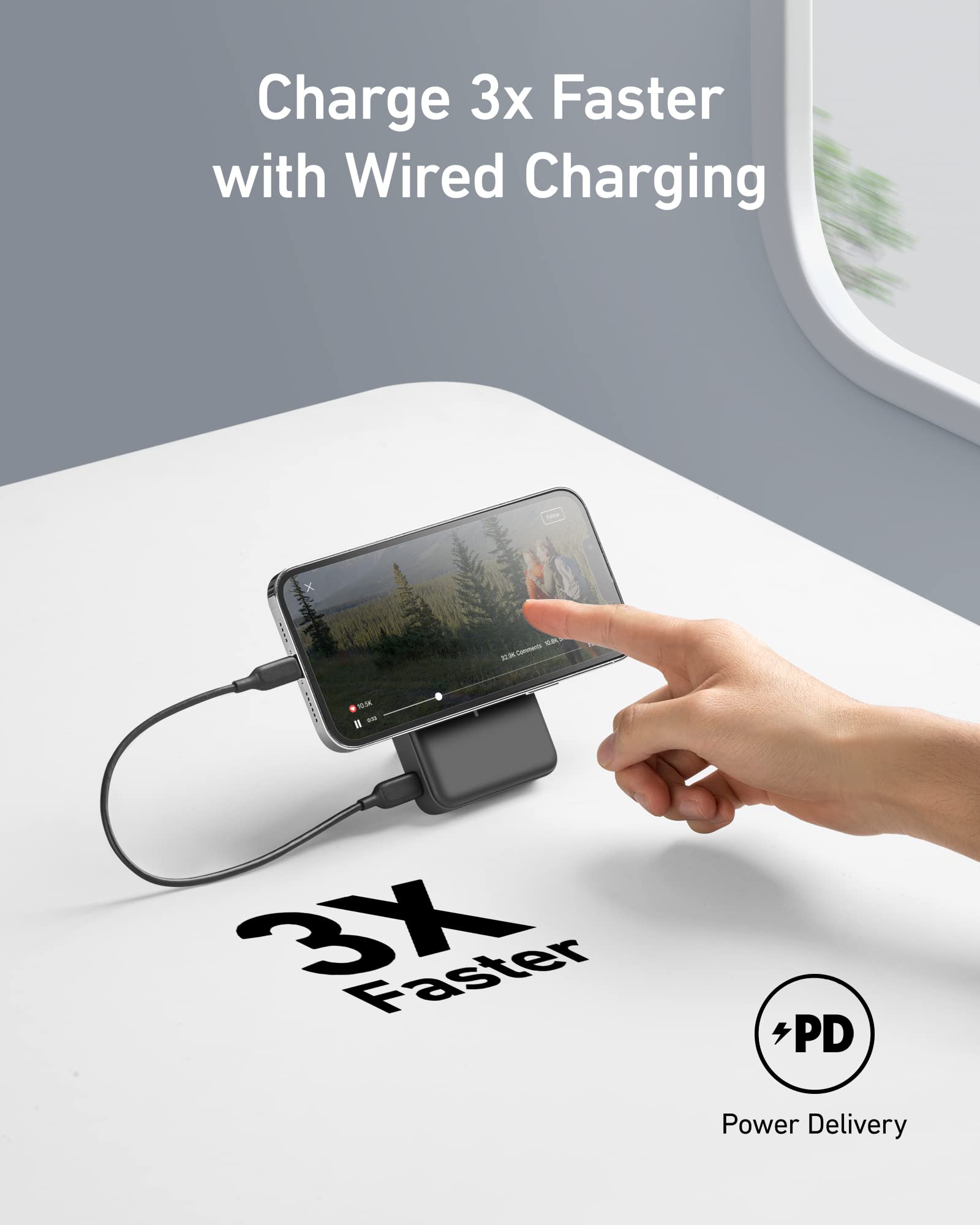 Anker 633 Magnetic Power Bank with Stand 10 000mAh Portable - Anker Official Imagery - 6