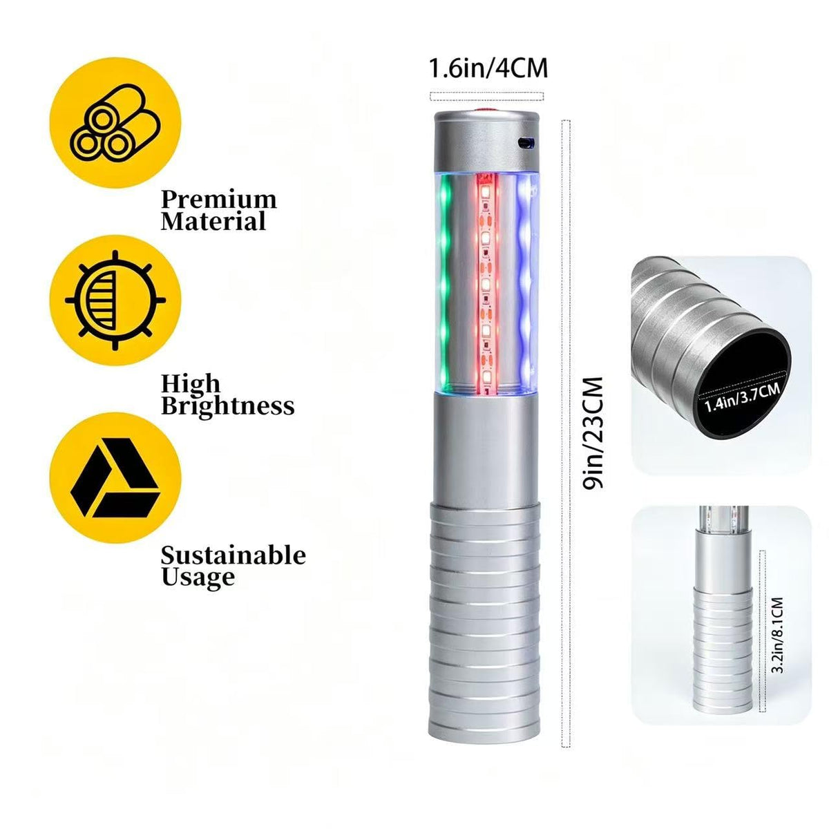 Strobe Bottle Girl Lights LED Bottle Service Lights Baton - HKKCHKKC Official Imagery - 8