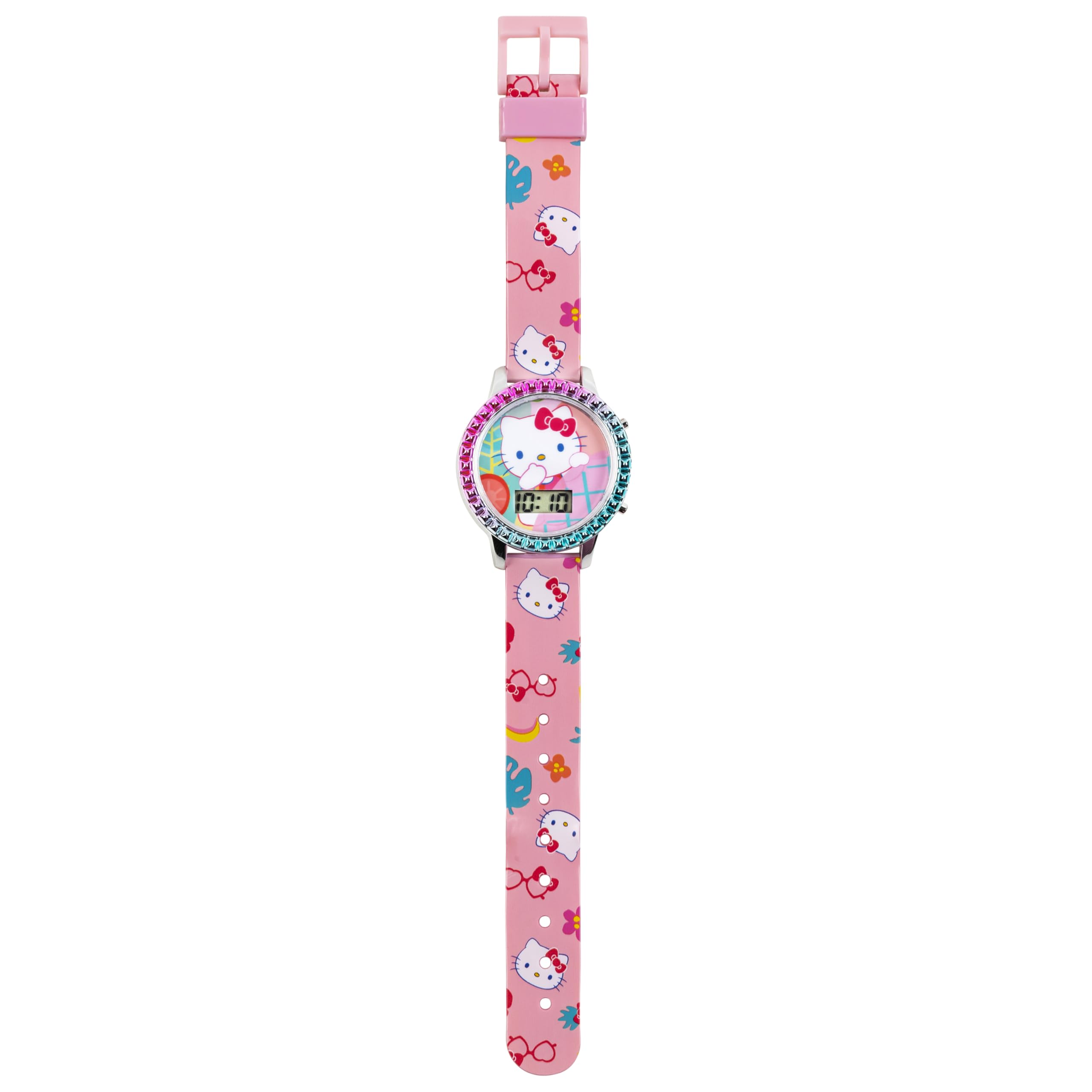 Accutime Sanrio Hello Kitty Girls' Digital LCD Quartz Watch with Pink - View 9