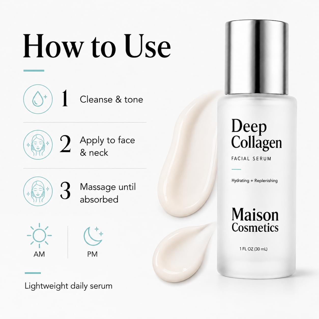 HILUCID Maison Cosmetics Deep Collagen, Volufiline Collagen Serum with Collagen - HILUCID Official Product View 6