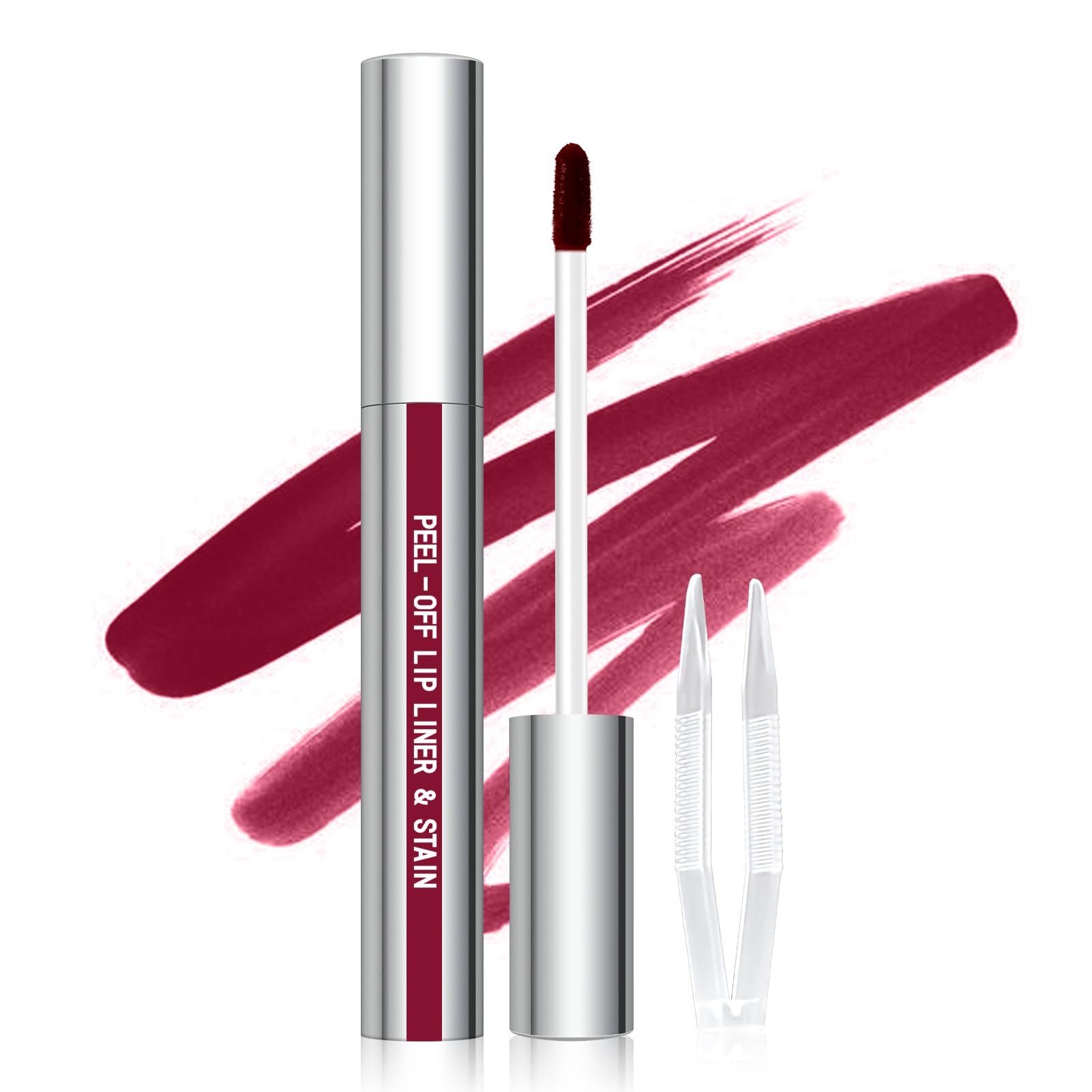 Cilrofelr Peel Off Lip Liner Stain, Long Wear Tattoo Lip Liner with Tw - View 10