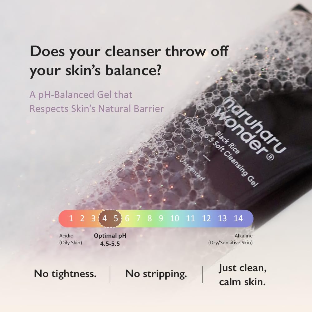 HARUHARU wonder Black Rice Moisture 5 5 Soft Cleansing Gel 3 - HARUHARU Official Imagery - 7