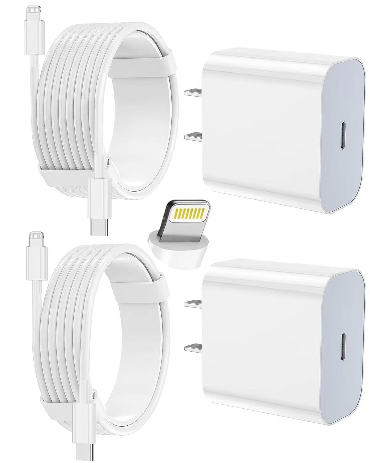 FEEL2NICE iPhone Charger Fast Charging, USB C Charger Block, 6FT - 10FT - FEEL2NICE Official Product View 2