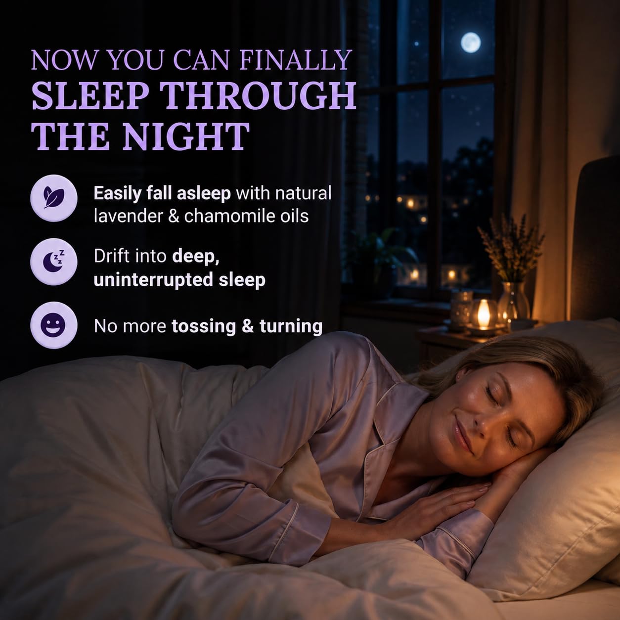 Senotori Magnesium Sleep Lotion in lavender and arnica, 4oz, soothing skin moisturizer with calming lavender scent and arnica extract.