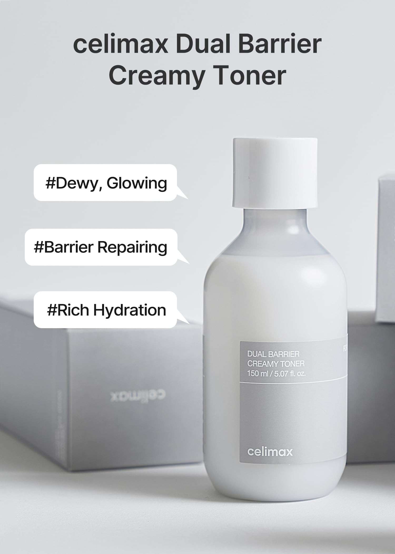 celimax Dual Barrier Creamy Toner, 5.07 fl.oz - celimax