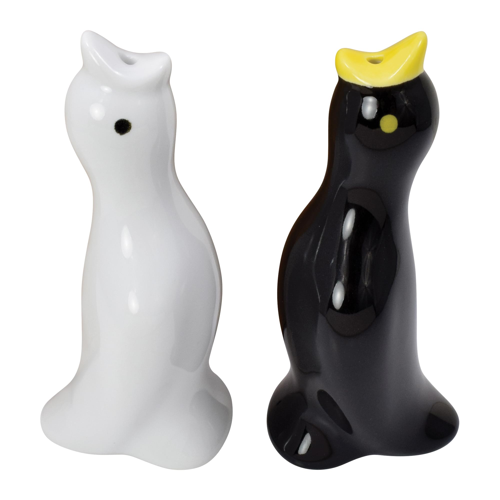 R&M International Black and White Pie Bird Vents, Set of 2 - View 3