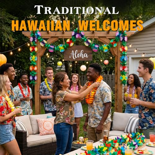 FUTUREPLUSX 2 Pack Tropical Garland Party Decorations, 20ft - Product Imagery