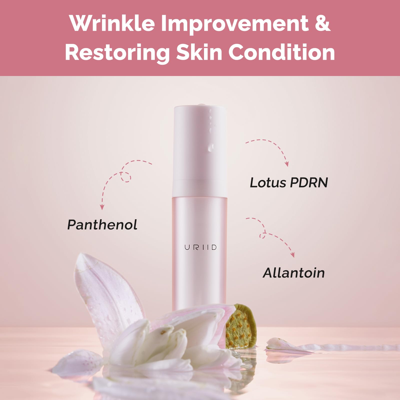 PDRN Wrinkle Care Cream Essence, Anti-Aging Facial Essence with - URIID