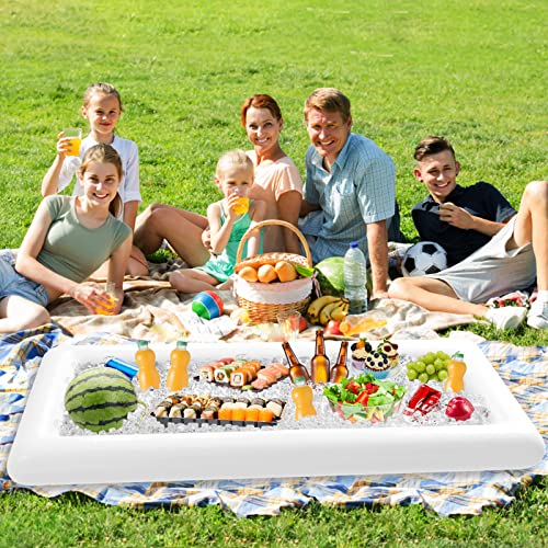 Jasonwell Inflatable Serving Bars Ice Buffet Salad Serving Trays - Product Imagery