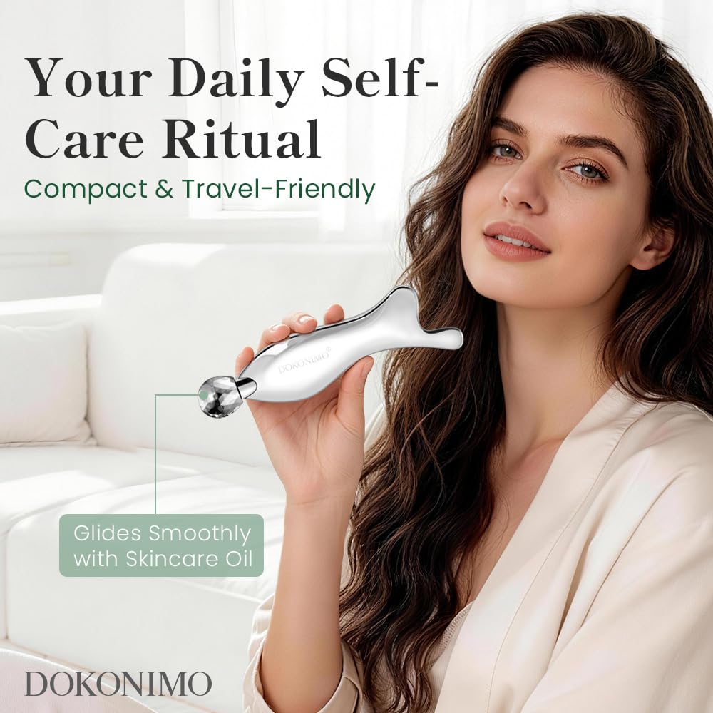 FSA HSA Eligible 5 in 1 Multi Contour Gua Sha Facial Tool - DOKONIMO Official Imagery - 7