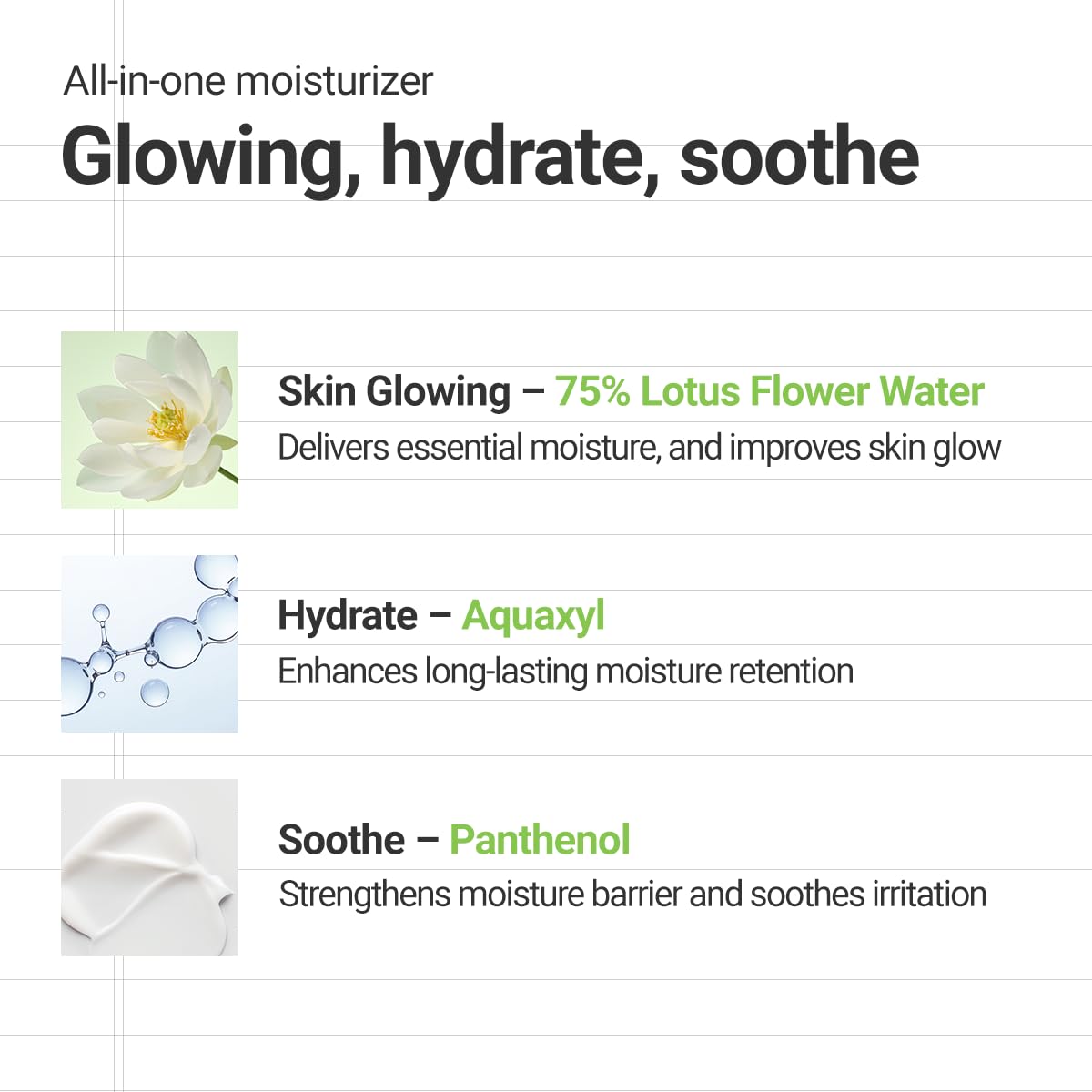ROVECTIN Calming Lotus Cream – Lightweight Hydrating & Soothing Moisturizer - ROVECTIN Official Product View 7