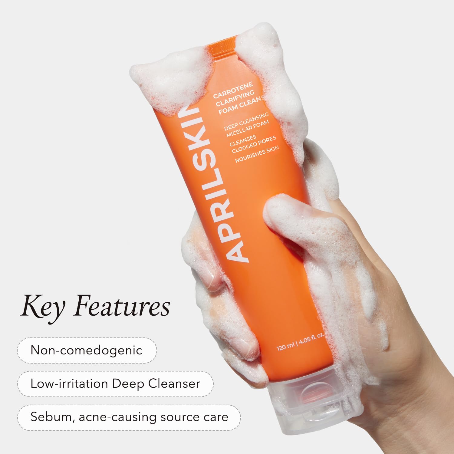 Aprilskin Carrotene Clarifying Foam Cleanser - APRILSKIN