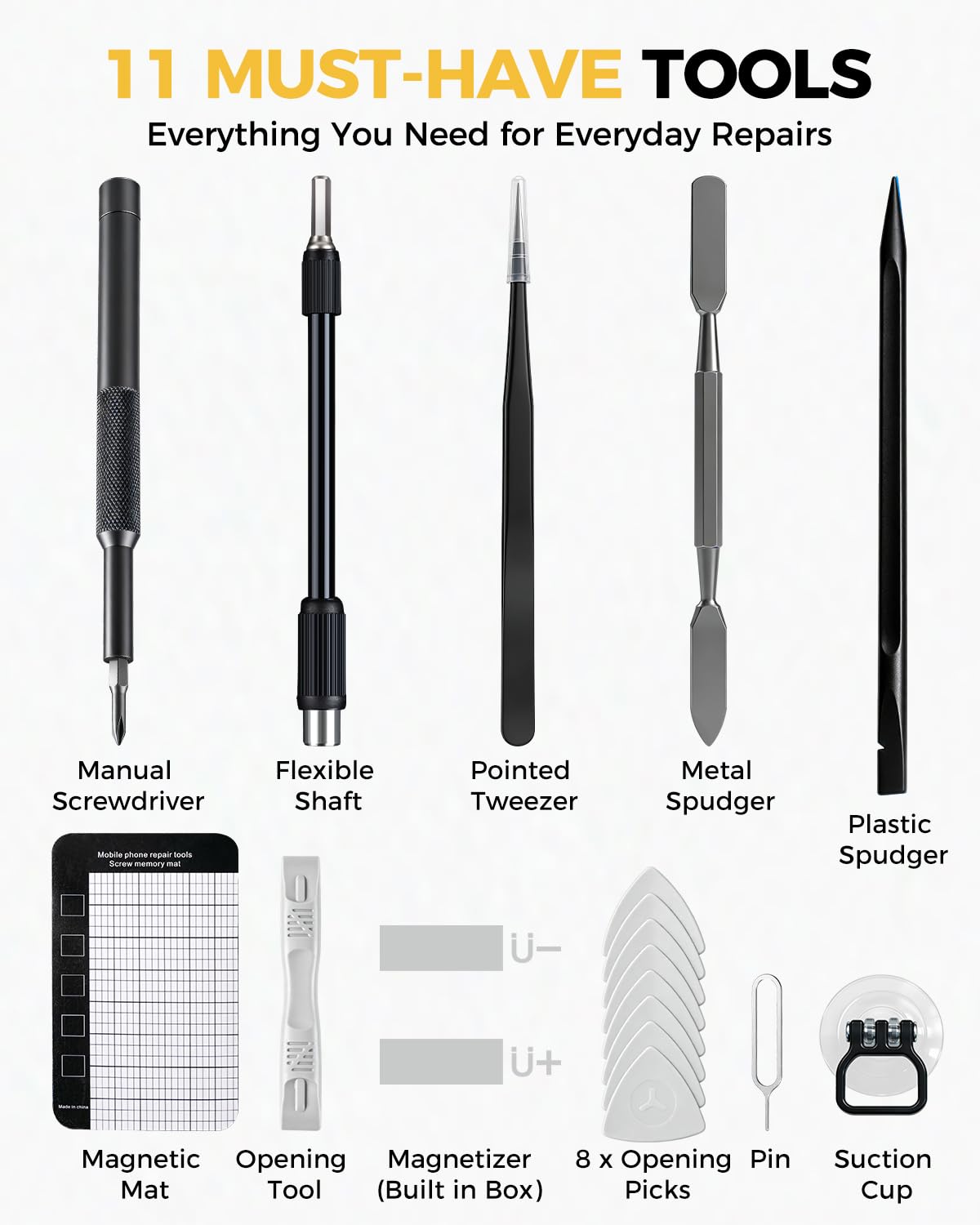 160 in 1 Mini Electric Screwdriver Set Cordless Precision - UnaMela Official Imagery - 8