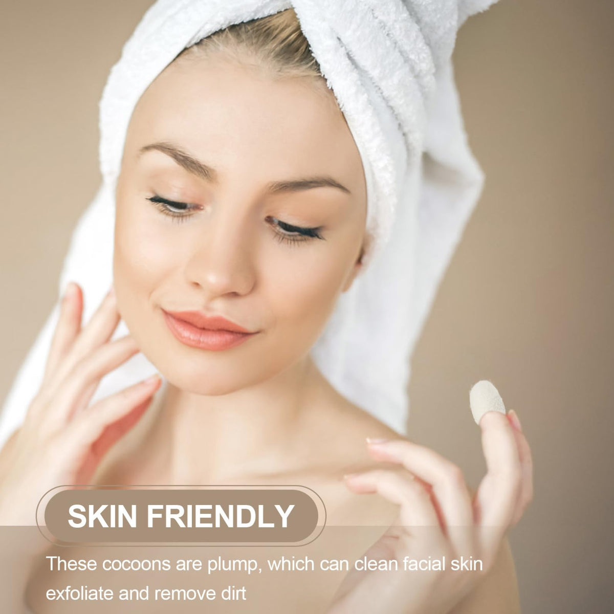 Natural Silkworm Face Wash Balls Organic Facial Cleaning - PLAFOPE Official Imagery - 5