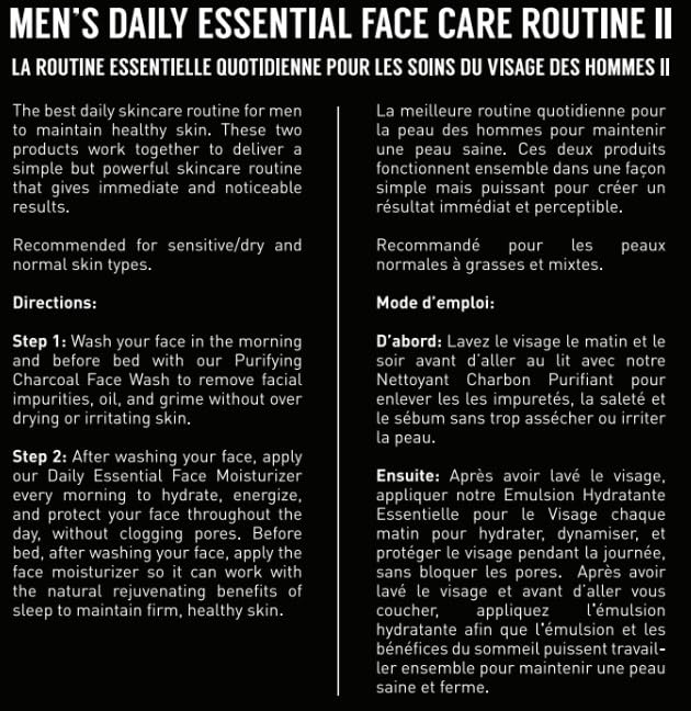 Brickell Men's Daily Essential Face Care Routine II, Purifying - Product Imagery