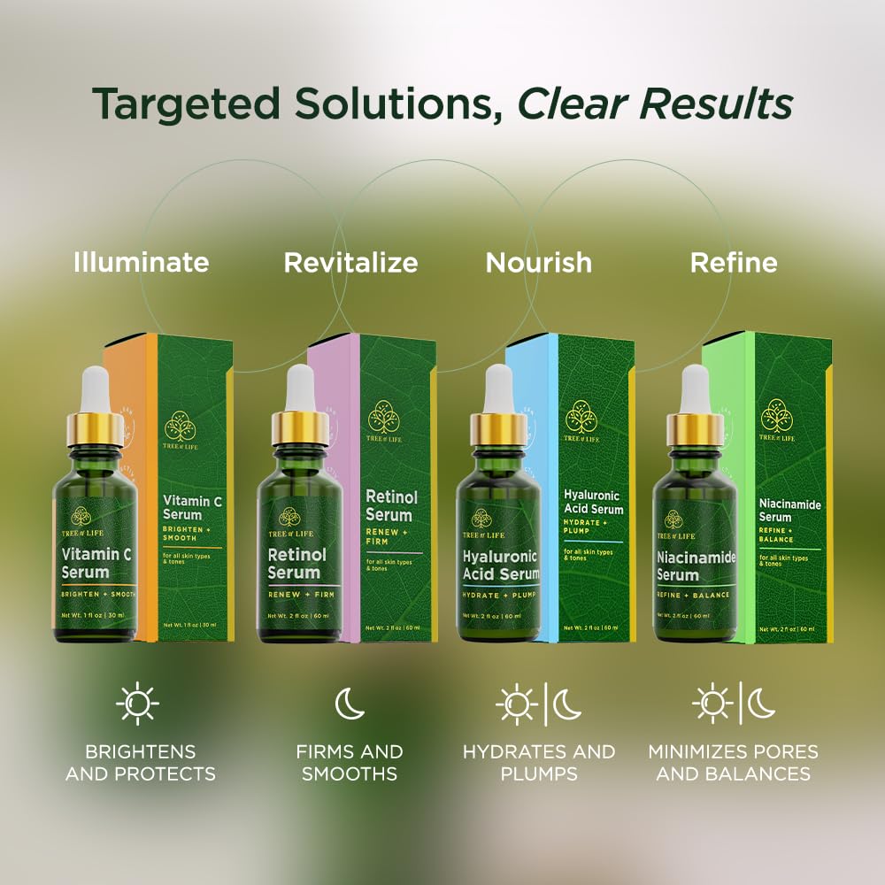 Tree of Life Vitamin C Serum for Face, Dark Spots Remover Face Oil, 1 Fl Oz - Tree of Life Official Product View 8