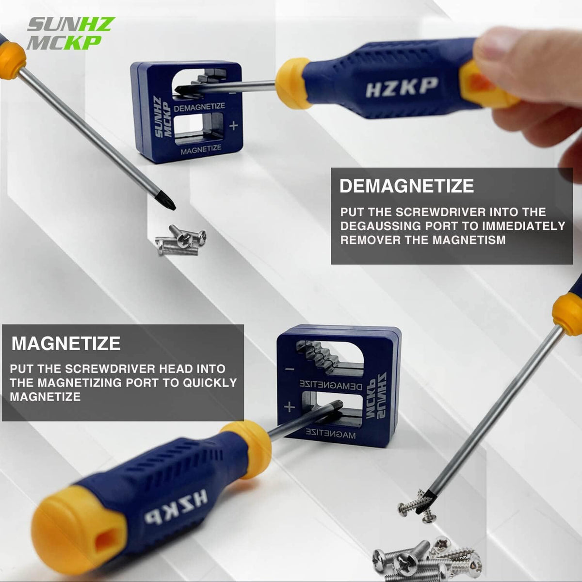 SUNHZMCKP Magnetic Screwdriver Set 66 Piece S2 Alloy Tool - SUNHZ MCKP Official Imagery - 7