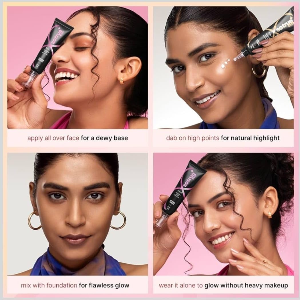 Tic tok Viral trending glow cream - 3 in 1 primer highlighter moisturizer - Generic Official Product View 5