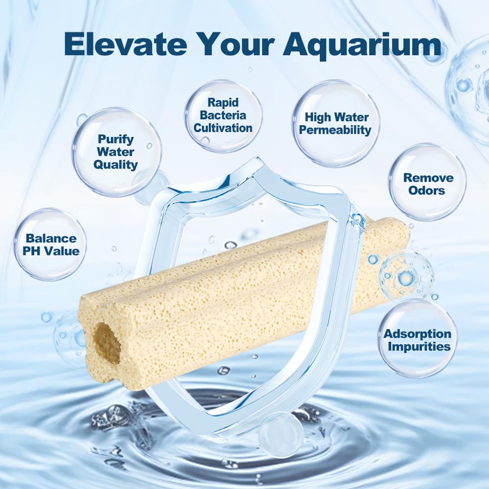 42PCS 5 83 Inch Long Aquarium Ceramic Bio Filter Media - CHOUJIGIA Official Imagery - 3