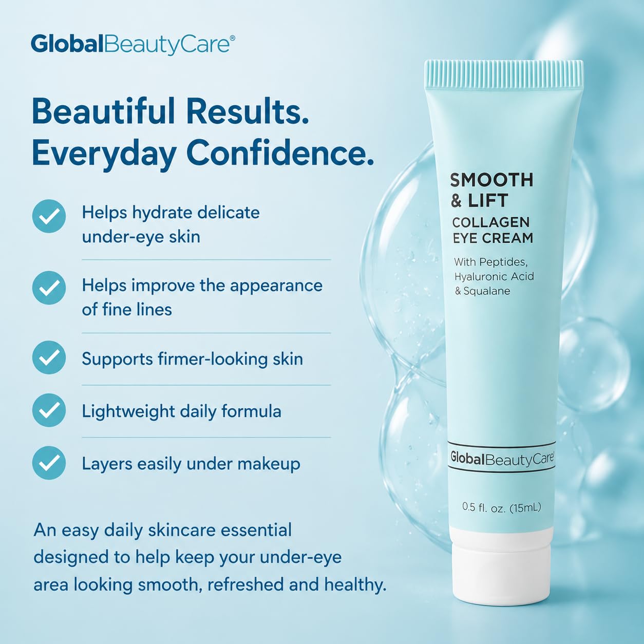 Global Beauty Care Smooth &amp; Lift Collagen Eye Cream - Global Beauty Care