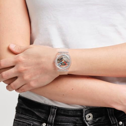 Swatch Gent Biosourced Unisex Watch Casual Polymer Transparent - Product Imagery