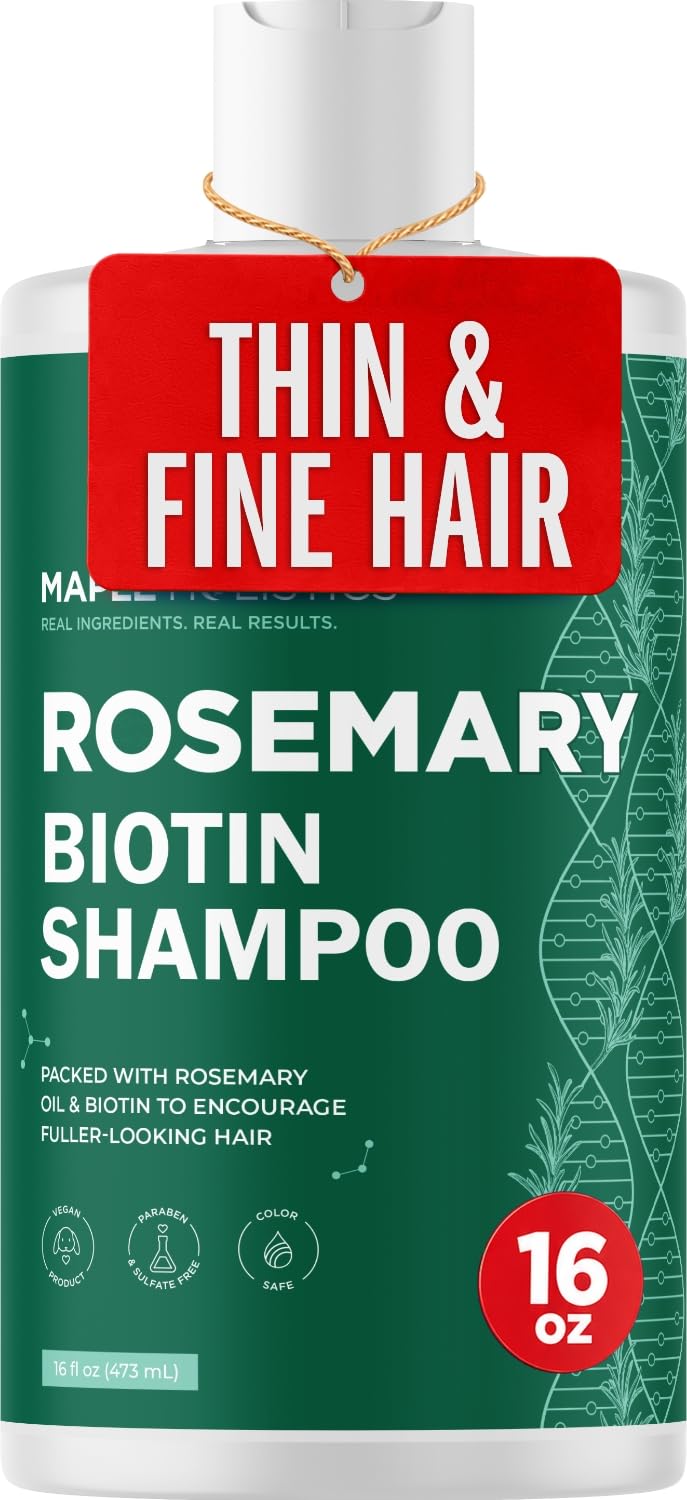 Volumizing Biotin and Rosemary Shampoo - Maple Holistics Official Imagery - 2