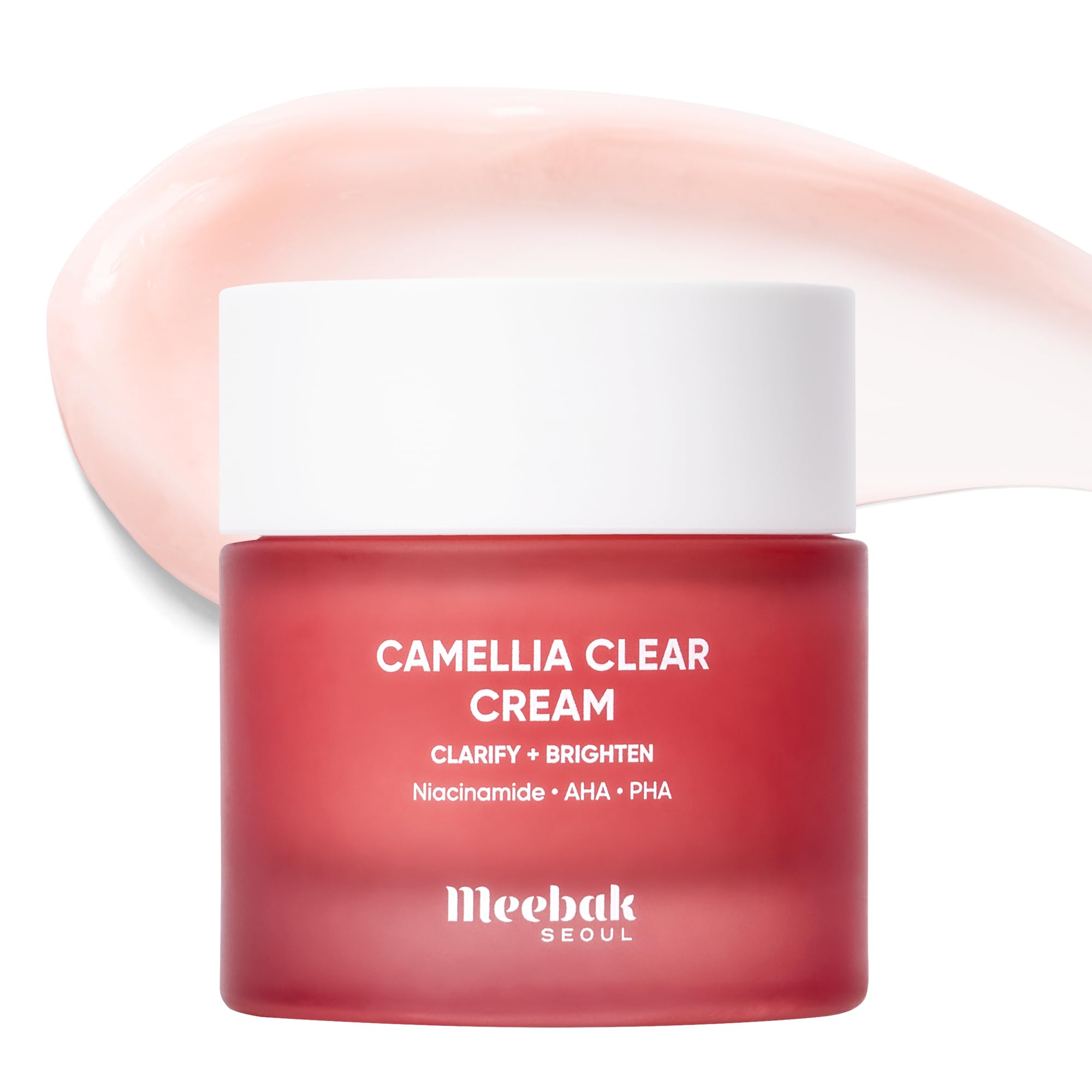 Meebak Camellia Cream, Daily Exfoliating Pore Cream, Night Cream - Product Imagery