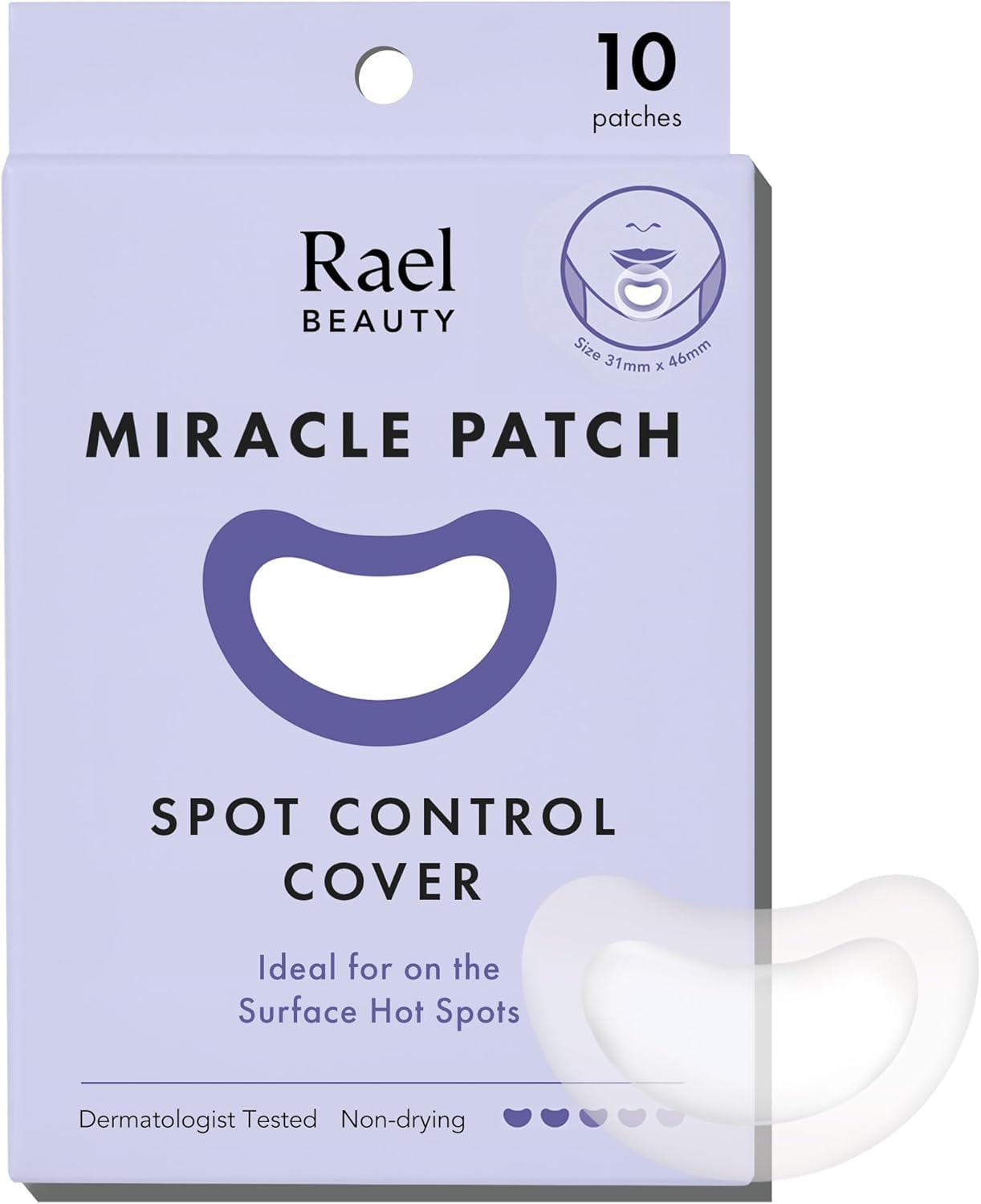 Rael Miracle Spot Control Cover Hydrocolloid Strips Pimple - Rael