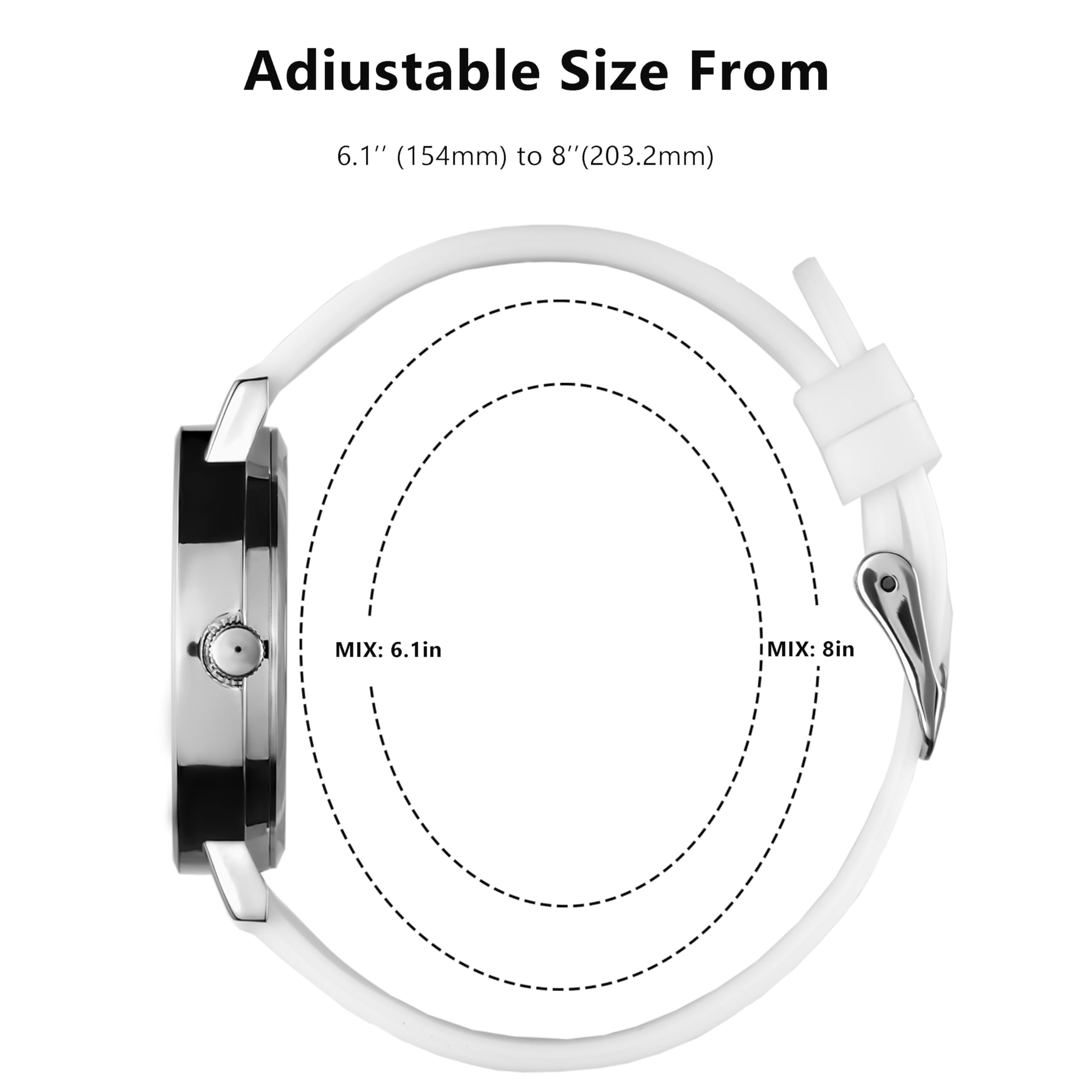 Hourstar Women's Analog Nurse Watch | Second Hand | Easy Read | Silico - View 4