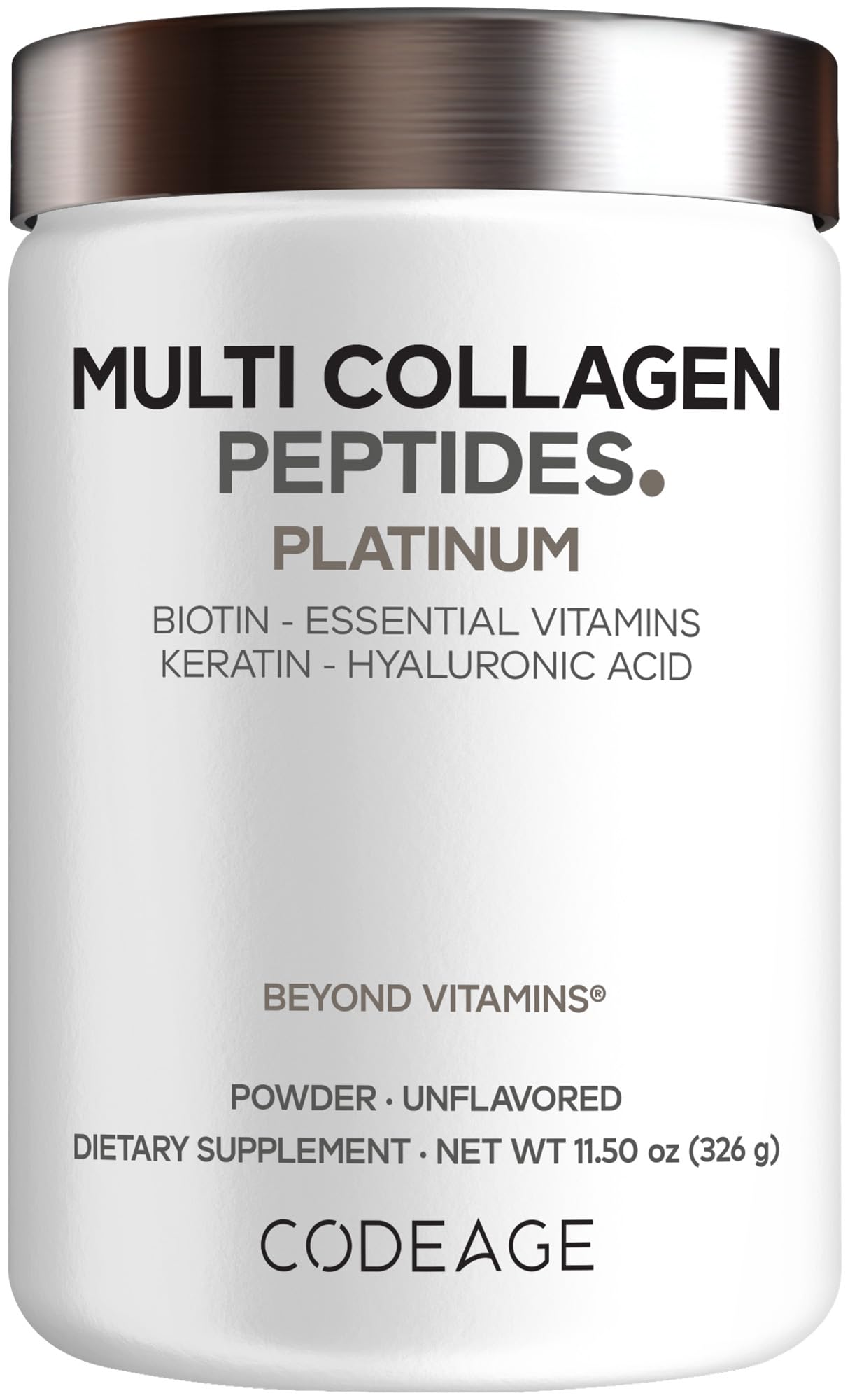 Codeage Multi Collagen Powder Biotin 10000mcg Keratin - Codeage Official Imagery - 2