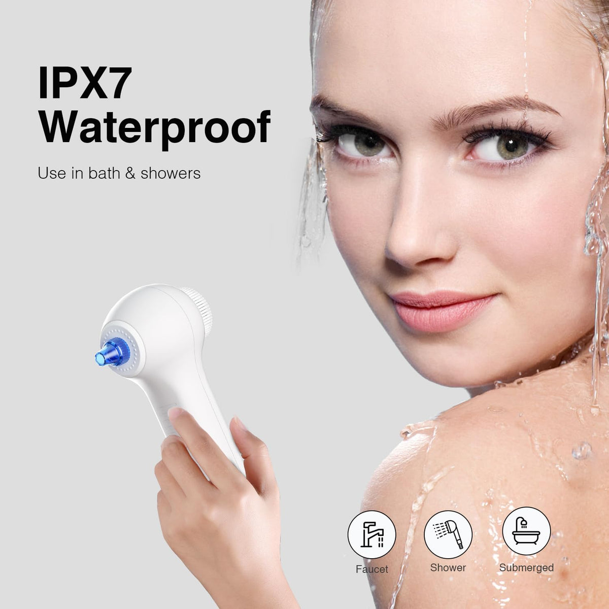 3 in 1 Facial Cleansing Brush Blackhead Remover Rechargeable - Umickoo Official Imagery - 8