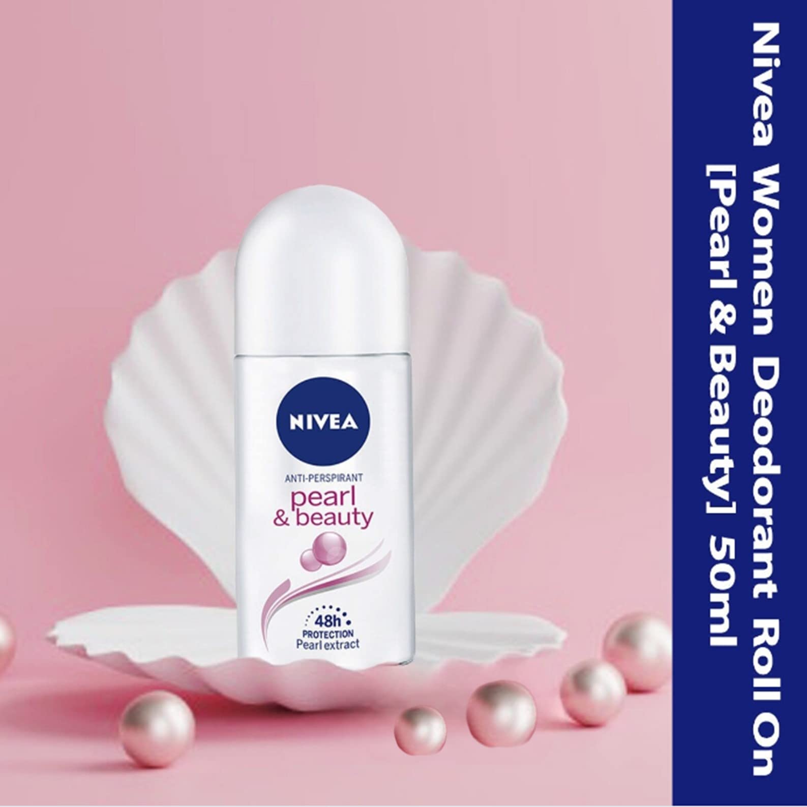 Nivea Women Deodorant Roll On Pearl & Beauty Pack of 3 - NIVEA Official Product View 6