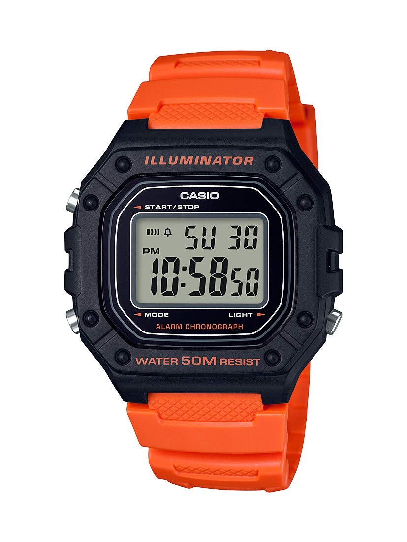 Casio W218H Series | Men’s Digital Watch | 50M WR | 1/100 Second Stopw - View 10